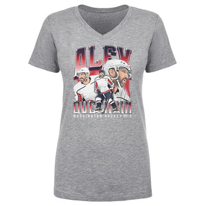 Alex Ovechkin Women's V-Neck T-Shirt | 500 LEVEL