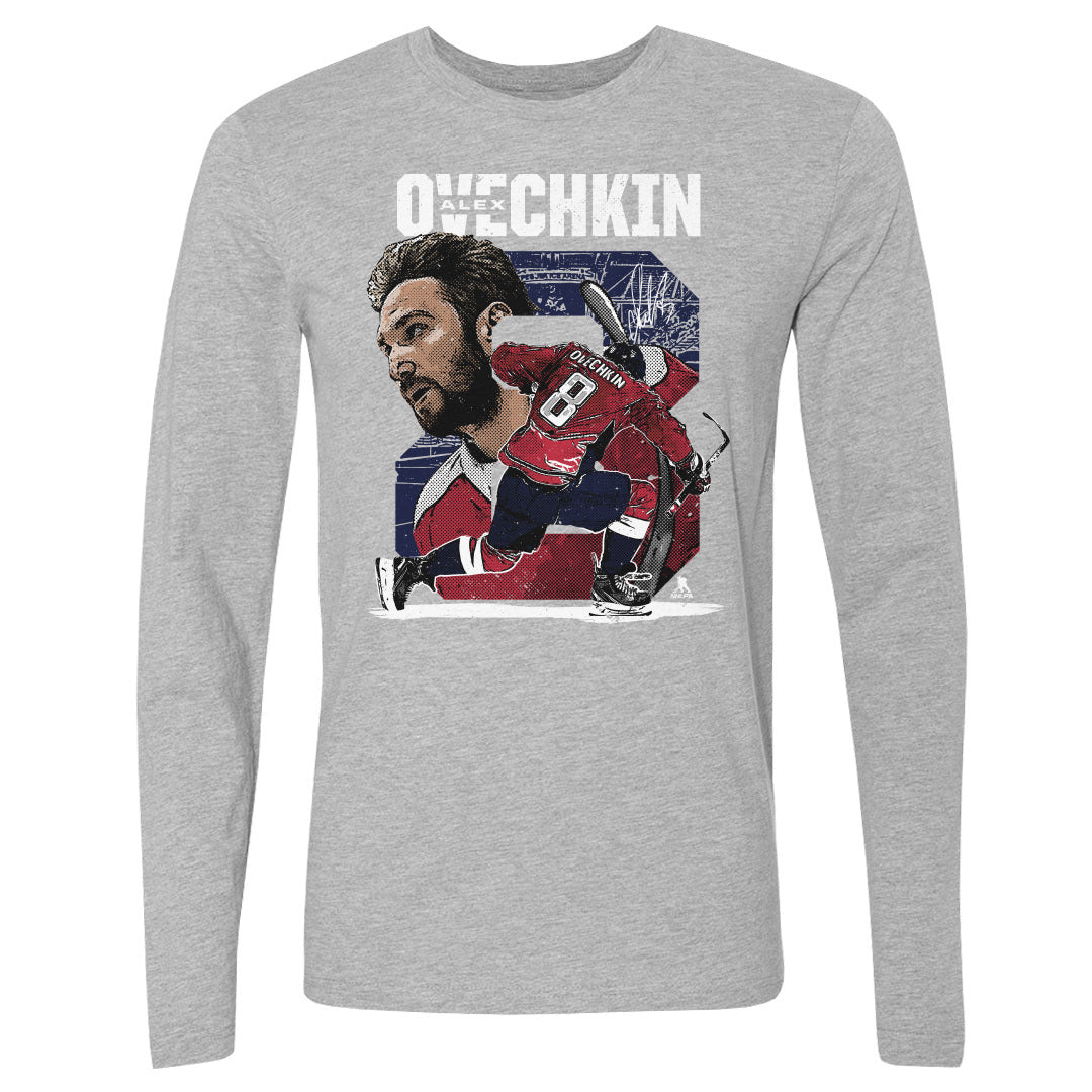 Alex Ovechkin Men's Long Sleeve T-Shirt | 500 LEVEL