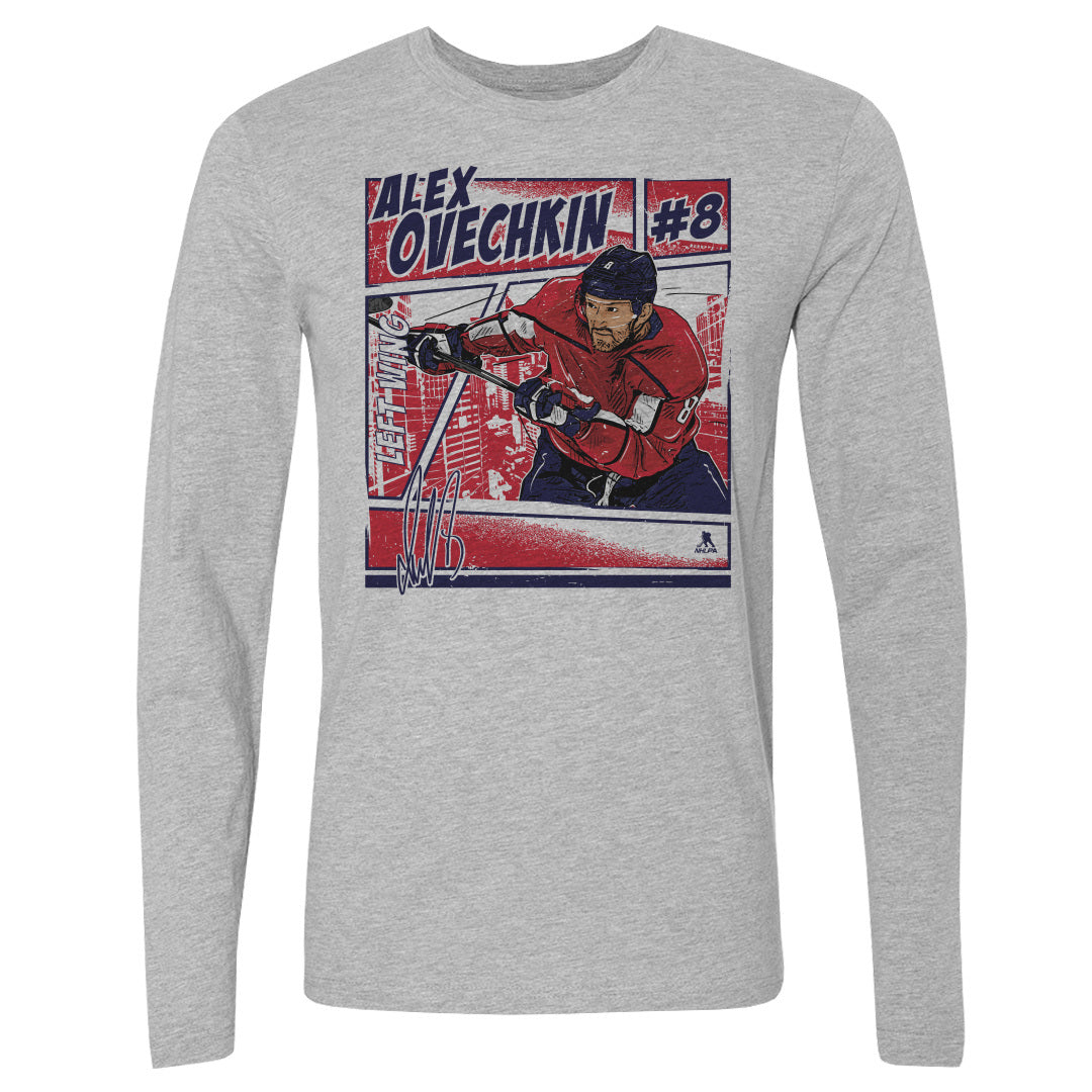 Alex Ovechkin Men's Long Sleeve T-Shirt | 500 LEVEL