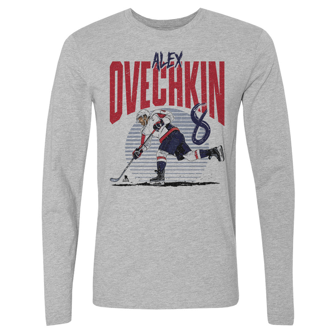 Alex Ovechkin Men's Long Sleeve T-Shirt | 500 LEVEL