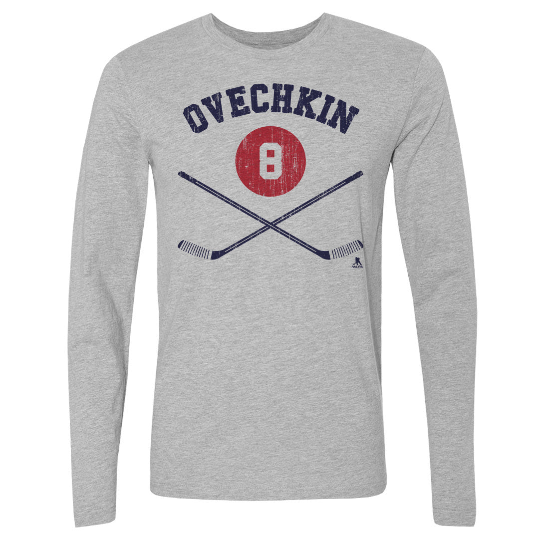 Alex Ovechkin Men's Long Sleeve T-Shirt | 500 LEVEL