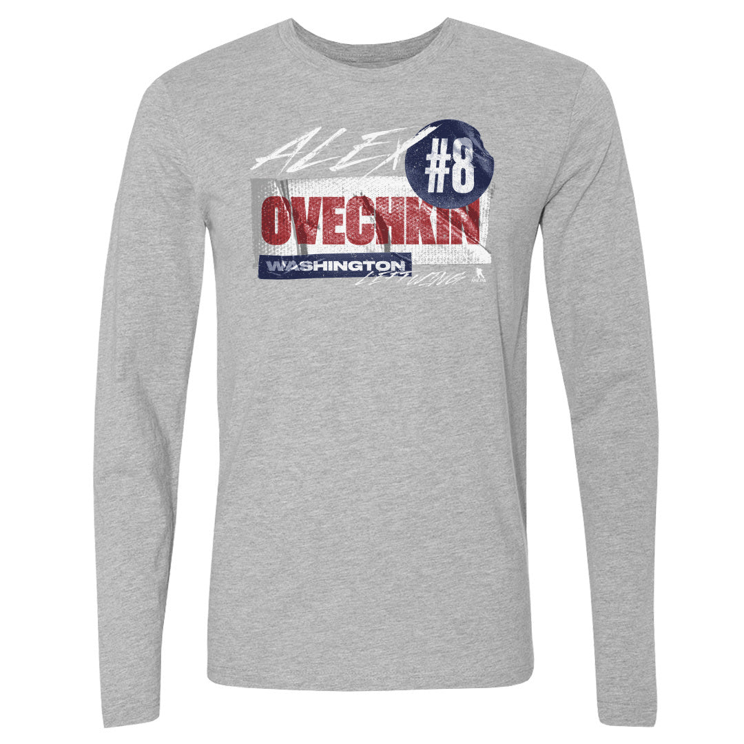 Alex Ovechkin Men's Long Sleeve T-Shirt | 500 LEVEL