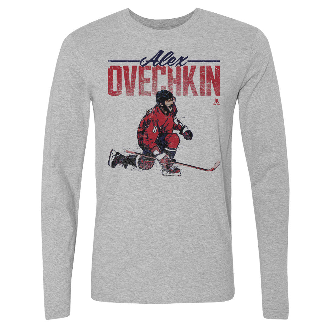 Alex Ovechkin Men's Long Sleeve T-Shirt | 500 LEVEL