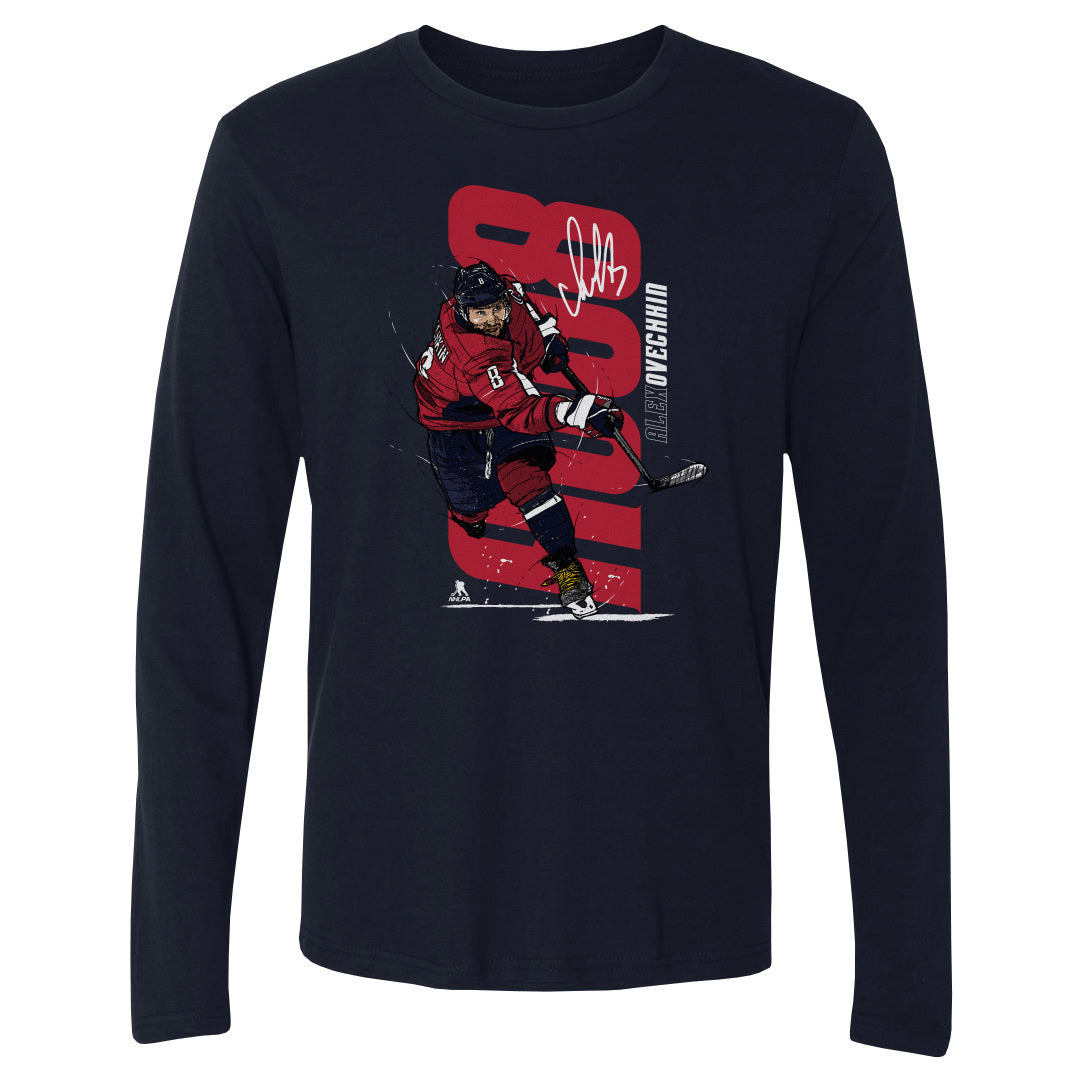 Alex Ovechkin Men's Long Sleeve T-Shirt | 500 LEVEL