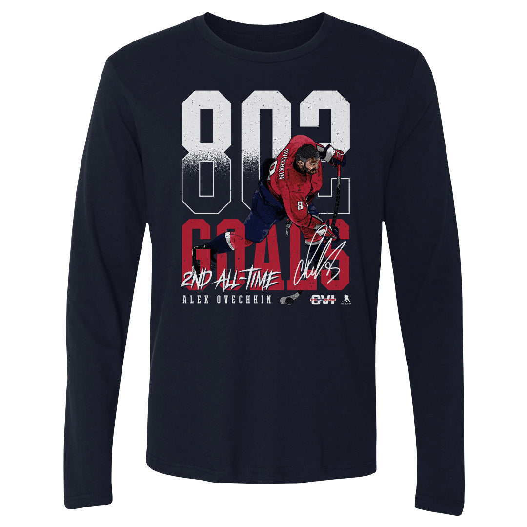 Alex Ovechkin Men's Long Sleeve T-Shirt | 500 LEVEL