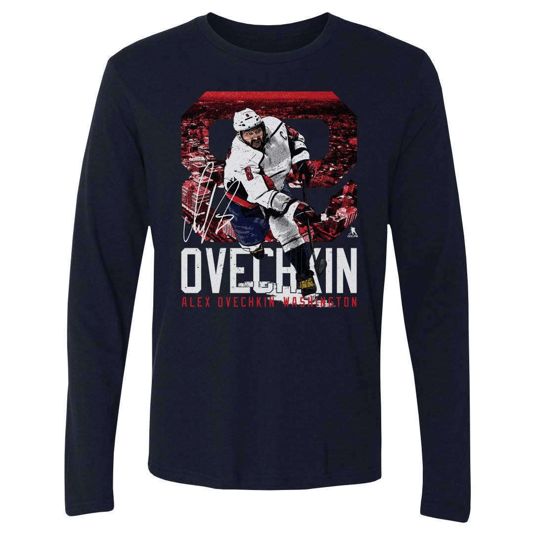 Alex Ovechkin Men's Long Sleeve T-Shirt | 500 LEVEL