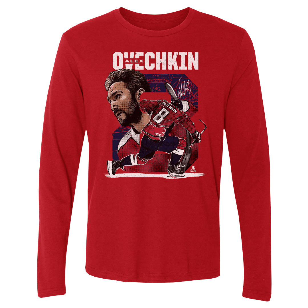 Alex Ovechkin Men's Long Sleeve T-Shirt | 500 LEVEL