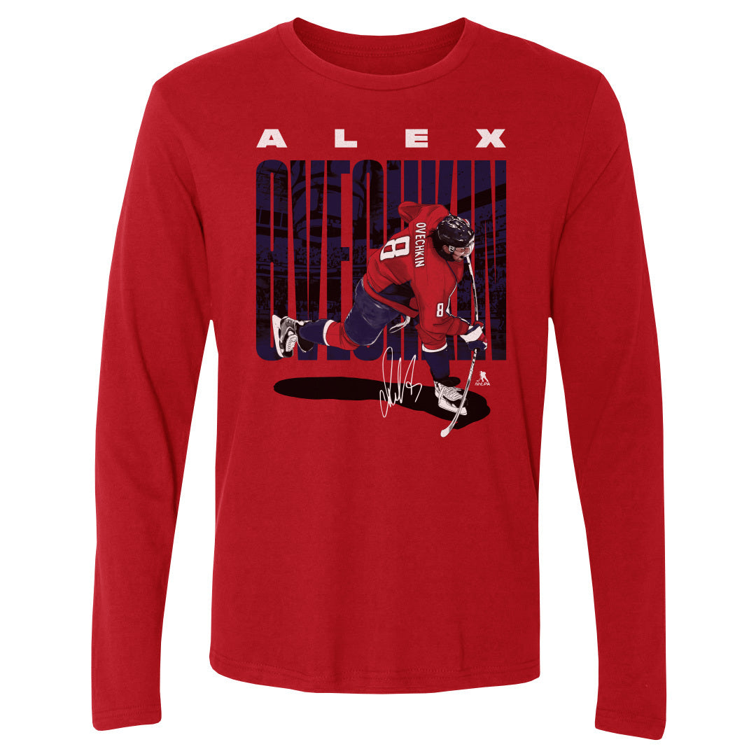 Alex Ovechkin Men's Long Sleeve T-Shirt | 500 LEVEL