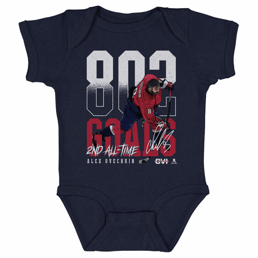 Alex Ovechkin Kids Baby Onesie | 500 LEVEL