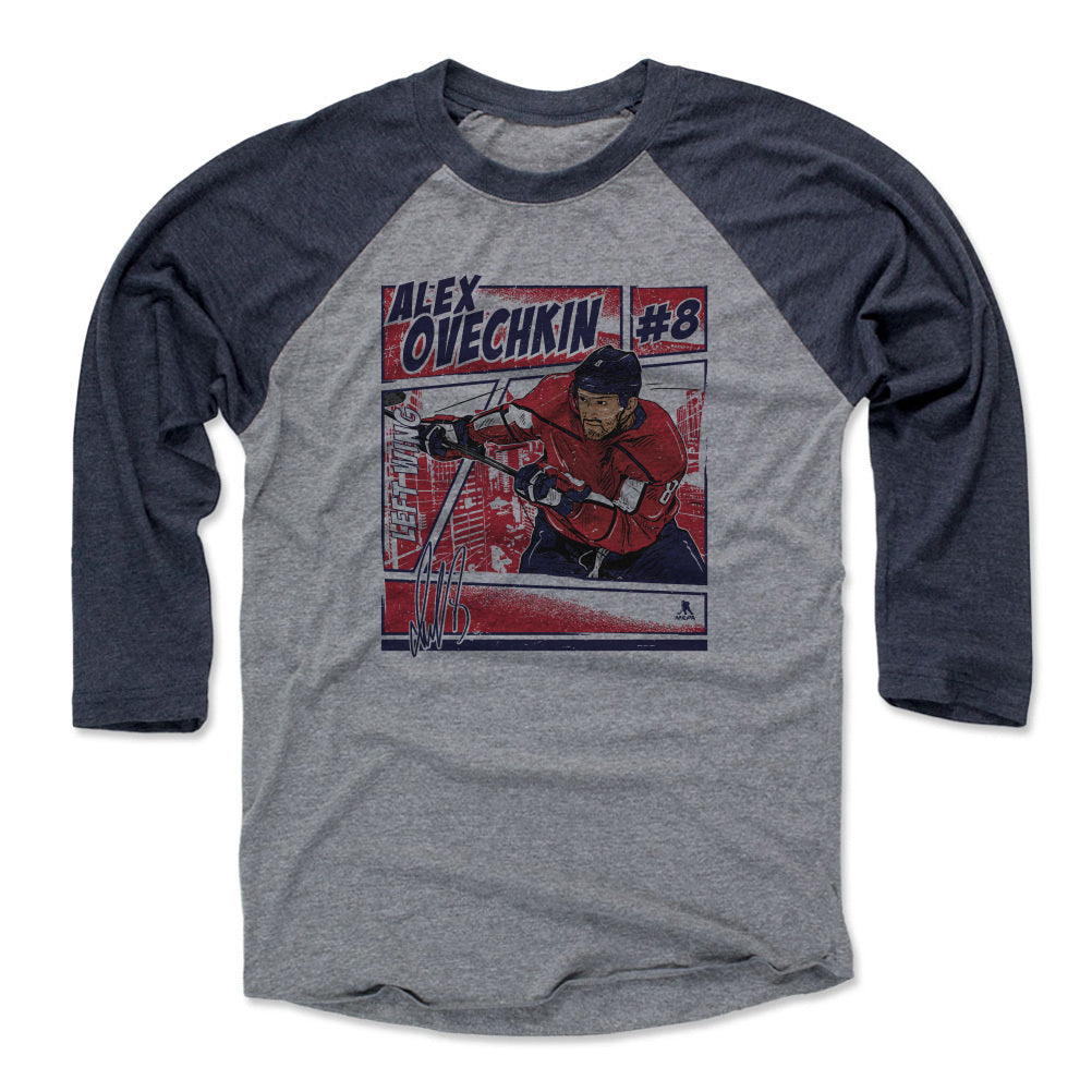 Alex Ovechkin Men's Baseball T-Shirt | 500 LEVEL