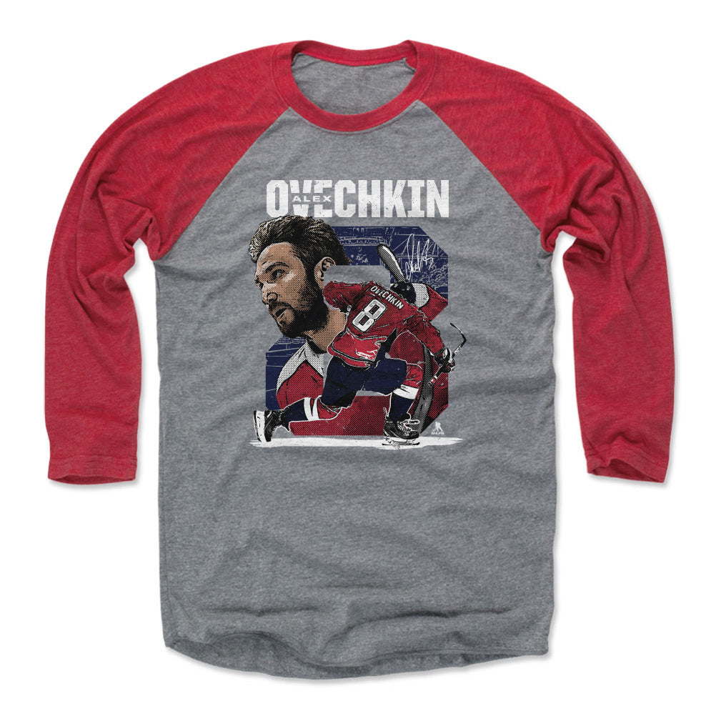 Alex Ovechkin Men's Baseball T-Shirt | 500 LEVEL