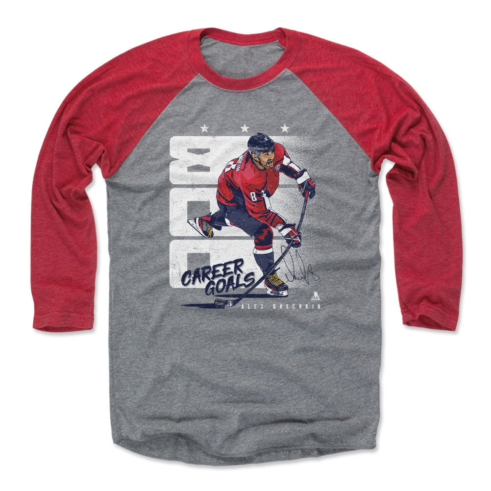 Alex Ovechkin Men's Baseball T-Shirt | 500 LEVEL