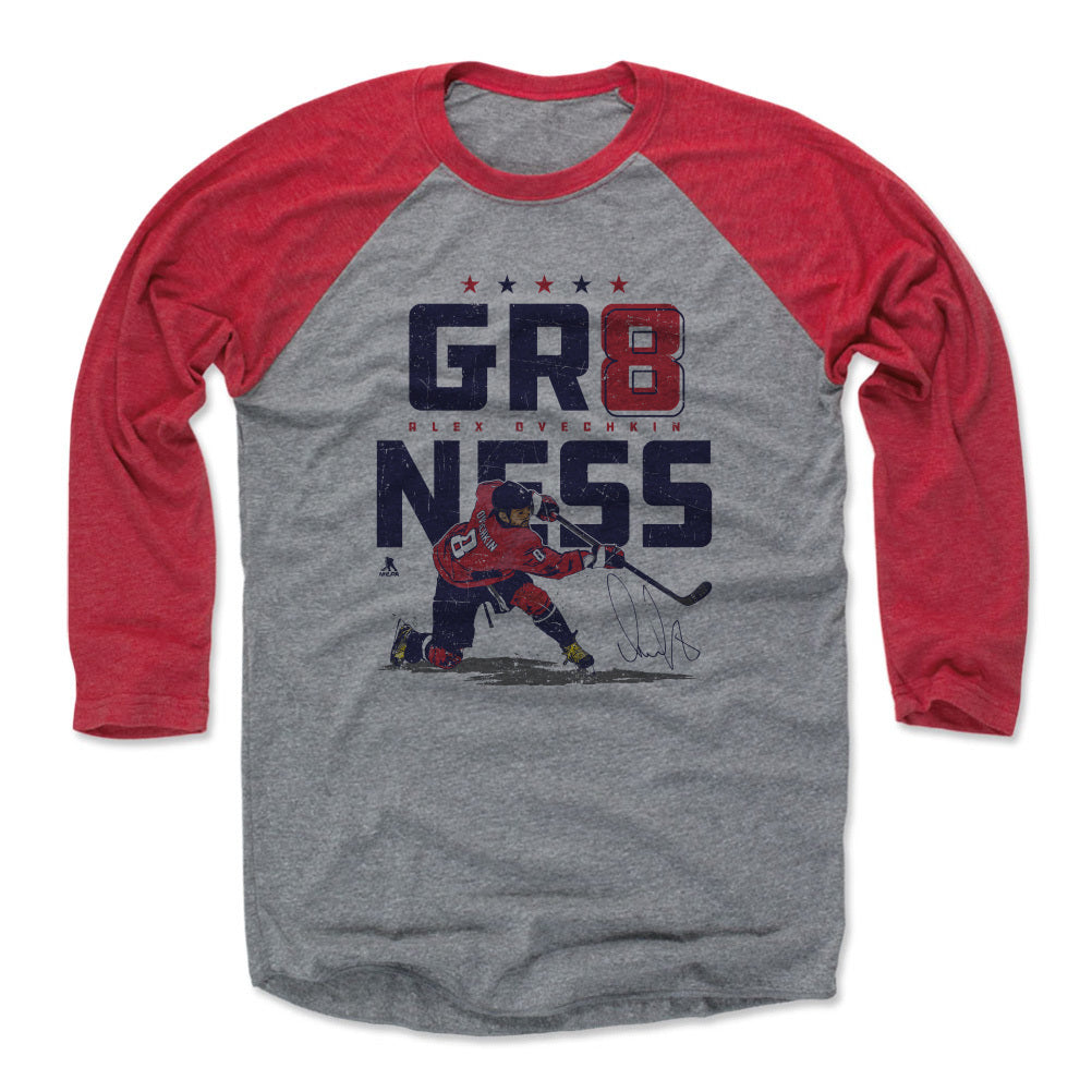 Alex Ovechkin Men's Baseball T-Shirt | 500 LEVEL