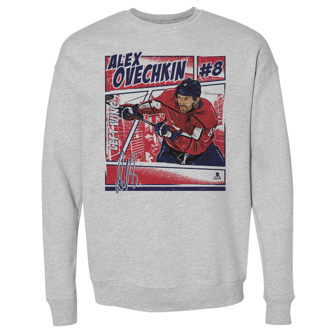 Alex Ovechkin Men's Crewneck Sweatshirt | 500 LEVEL