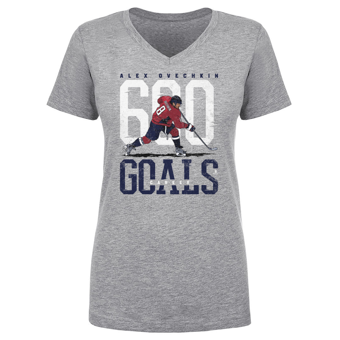 Alex Ovechkin Women's V-Neck T-Shirt | 500 LEVEL