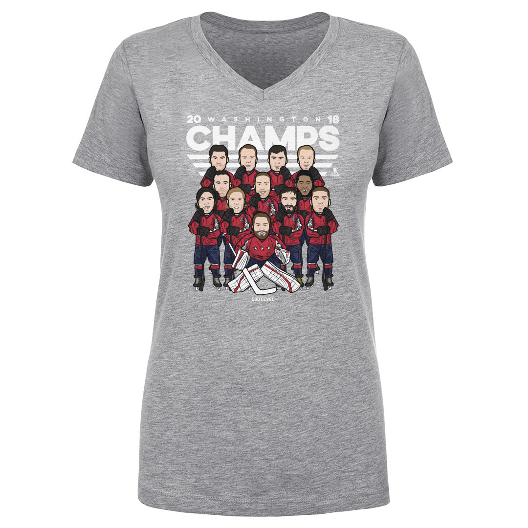 Alex Ovechkin Women's V-Neck T-Shirt | 500 LEVEL