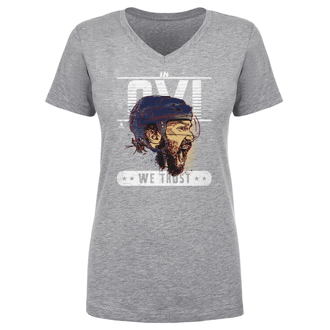 Alex Ovechkin Women's V-Neck T-Shirt | 500 LEVEL