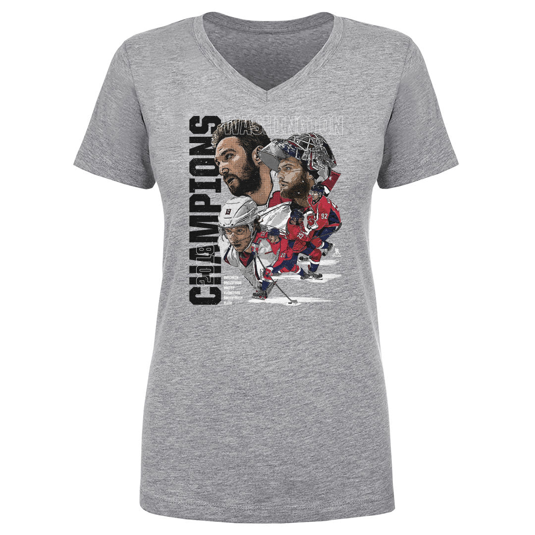 Alex Ovechkin Women's V-Neck T-Shirt | 500 LEVEL