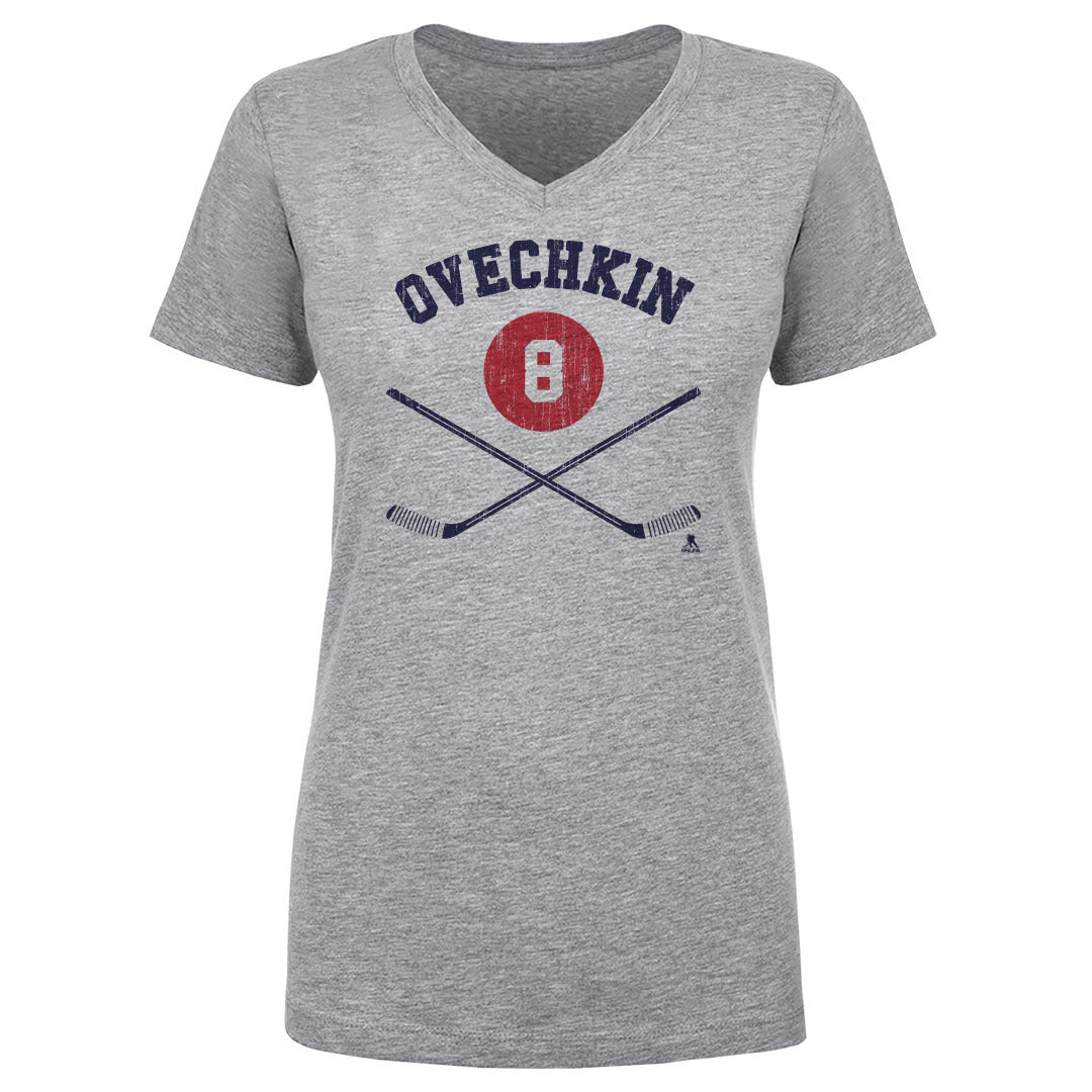 Alex Ovechkin Women's V-Neck T-Shirt | 500 LEVEL