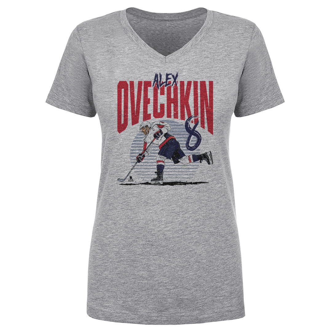 Alex Ovechkin Women's V-Neck T-Shirt | 500 LEVEL