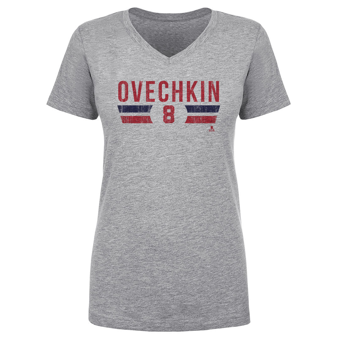 Alex Ovechkin Women's V-Neck T-Shirt | 500 LEVEL