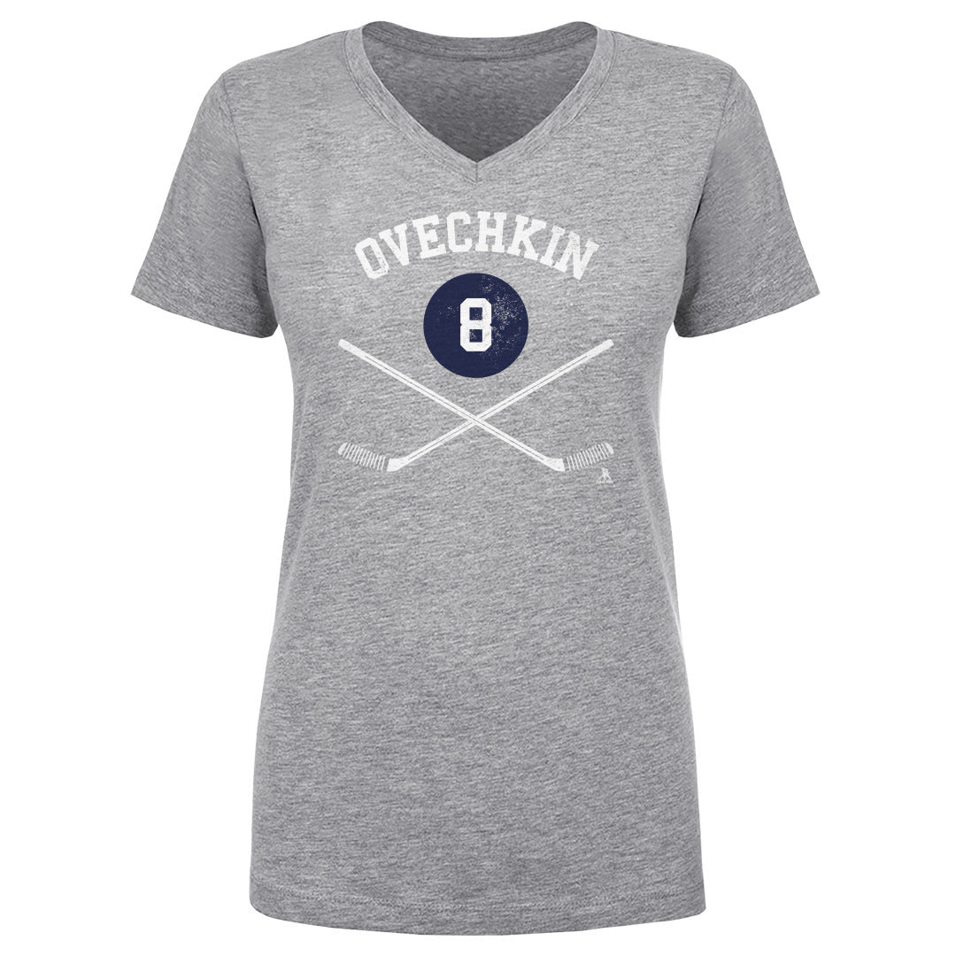 Alex Ovechkin Women's V-Neck T-Shirt | 500 LEVEL