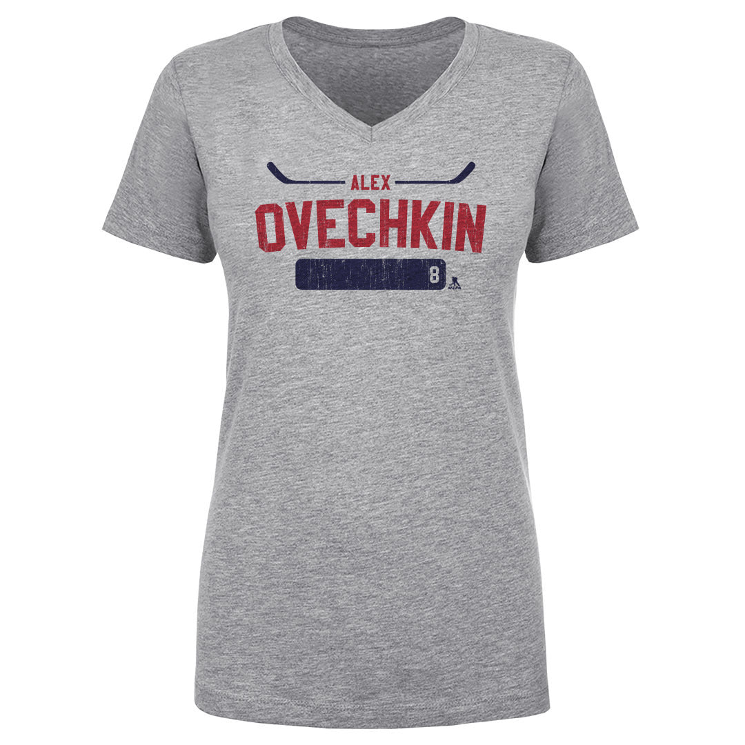 Alex Ovechkin Women's V-Neck T-Shirt | 500 LEVEL