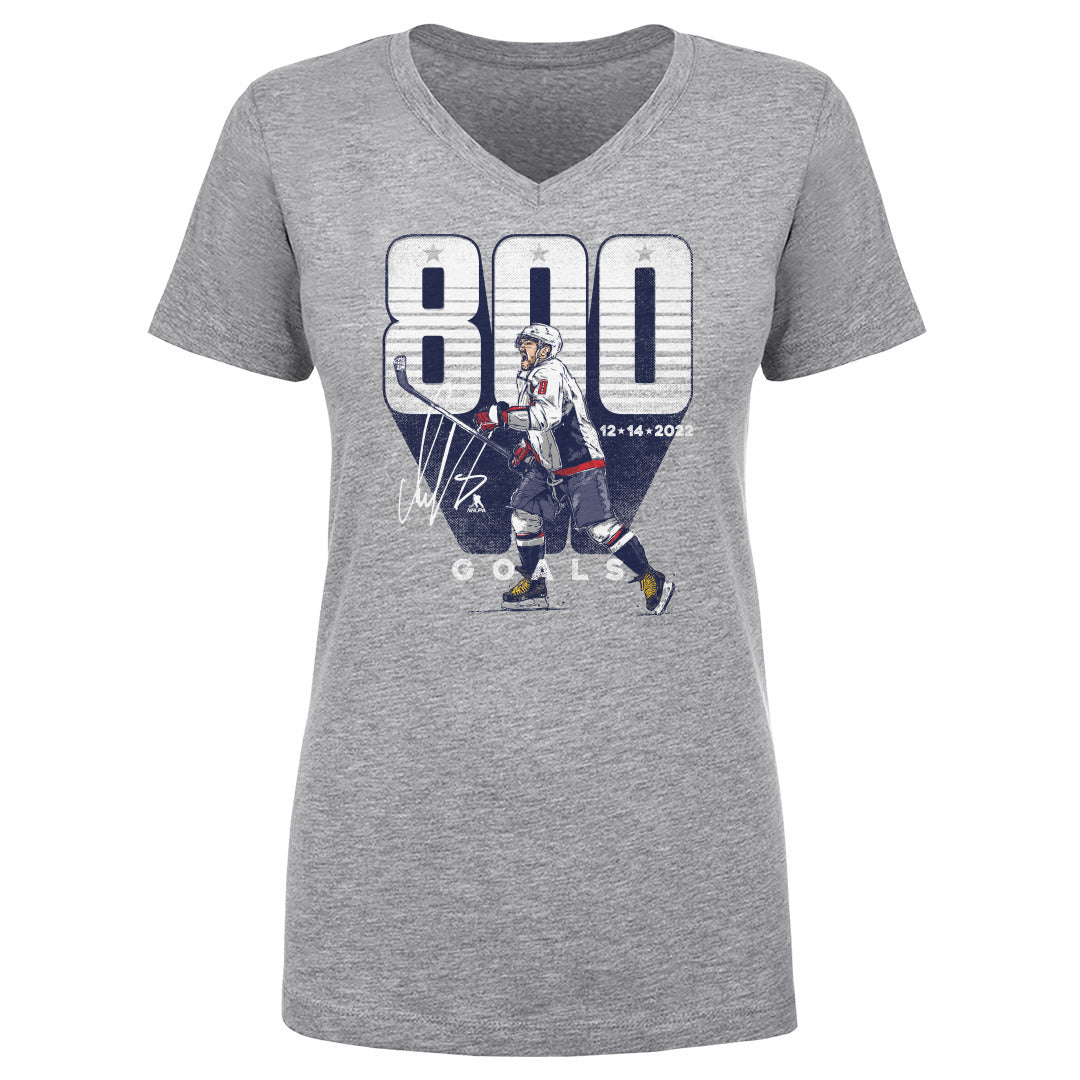 Alex Ovechkin Women's V-Neck T-Shirt | 500 LEVEL