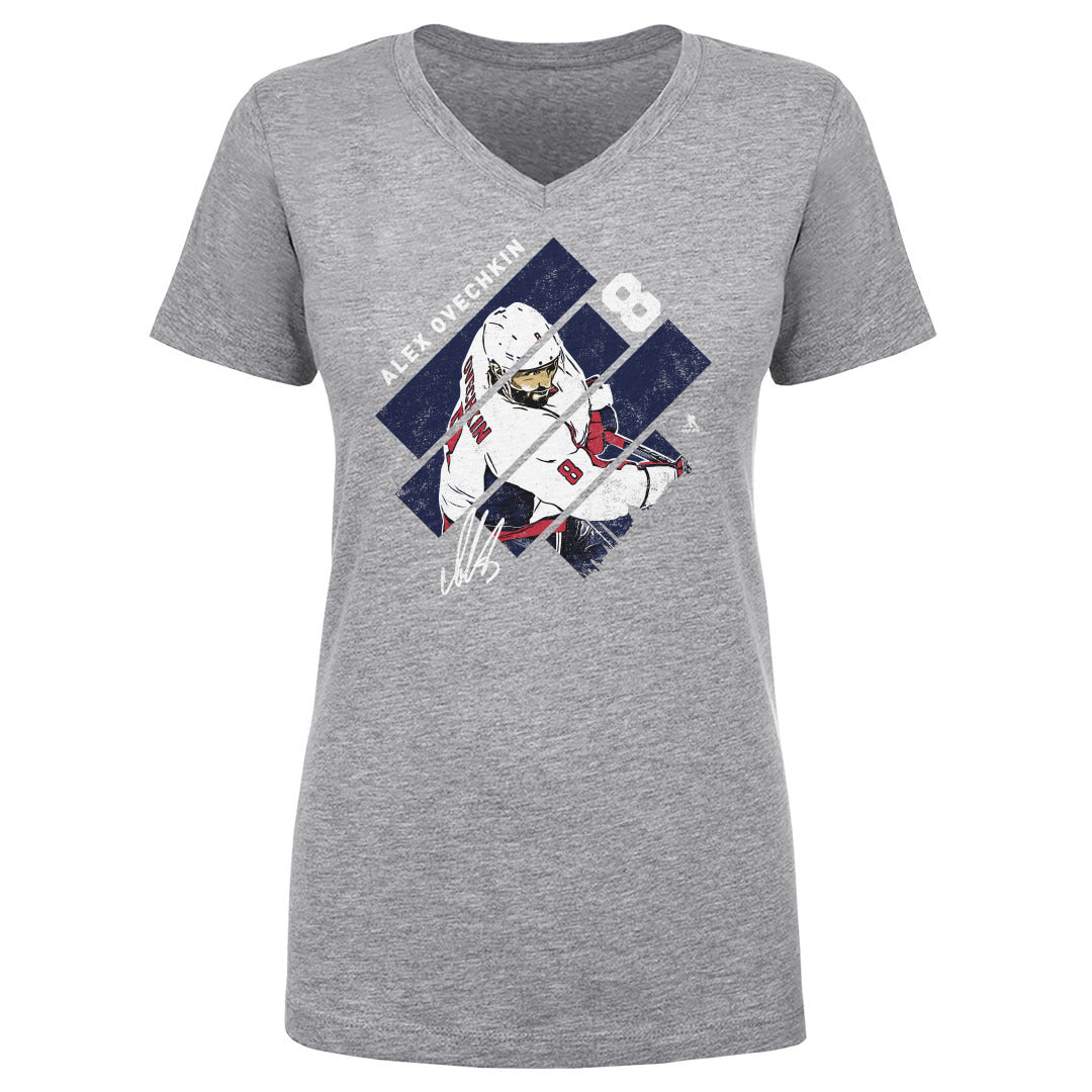 Alex Ovechkin Women's V-Neck T-Shirt | 500 LEVEL