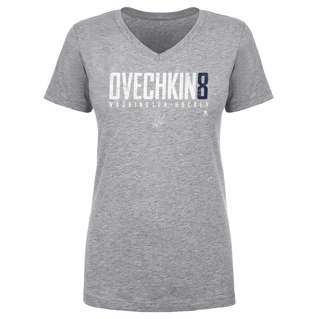 Alex Ovechkin Women's V-Neck T-Shirt | 500 LEVEL