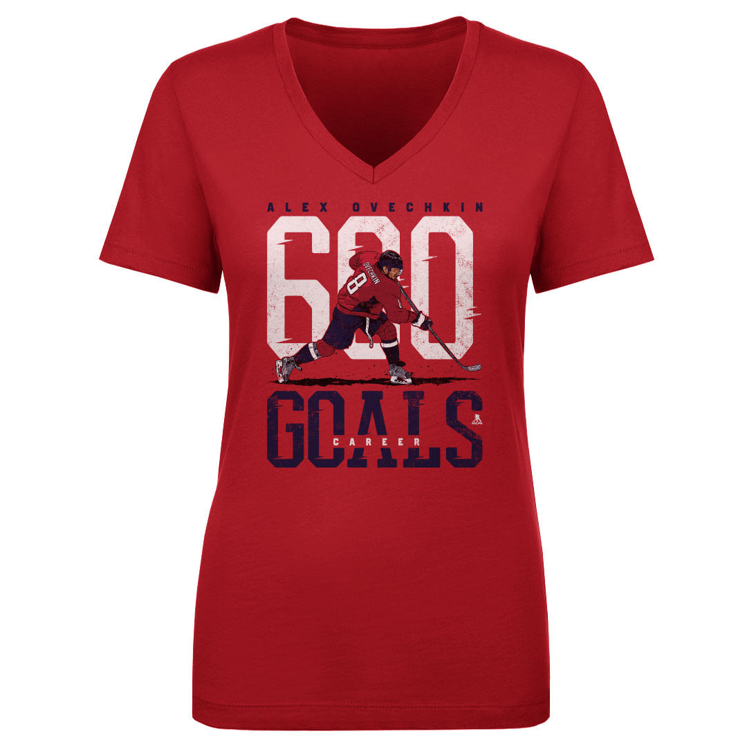 Alex Ovechkin Women's V-Neck T-Shirt | 500 LEVEL