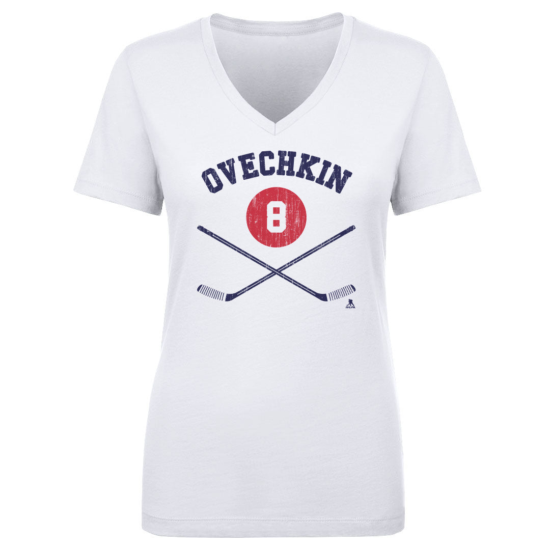 Alex Ovechkin Women's V-Neck T-Shirt | 500 LEVEL