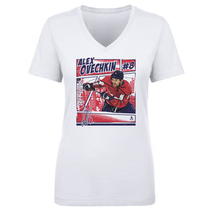 Alex Ovechkin Women's V-Neck T-Shirt | 500 LEVEL