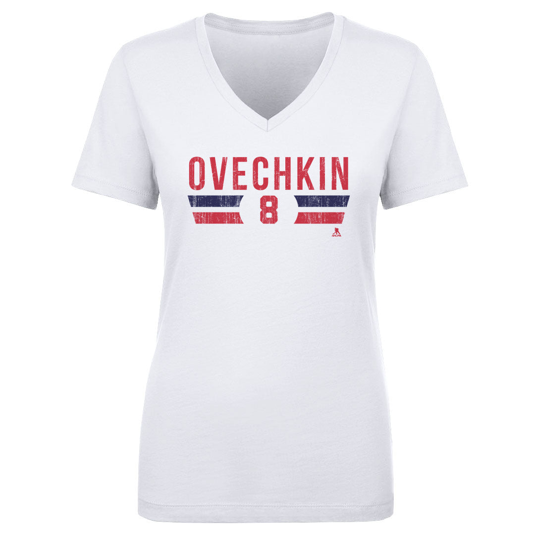 Alex Ovechkin Women's V-Neck T-Shirt | 500 LEVEL