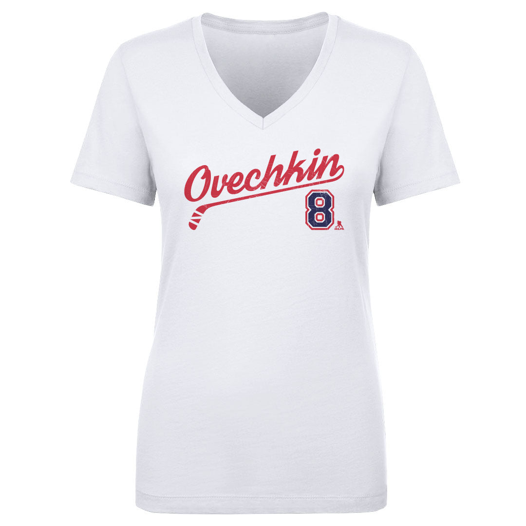 Alex Ovechkin Women's V-Neck T-Shirt | 500 LEVEL