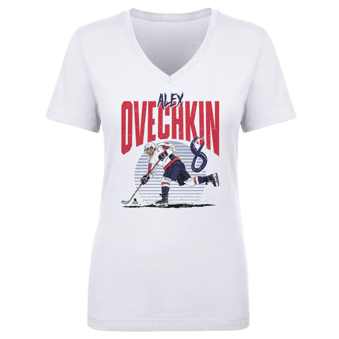 Alex Ovechkin Women's V-Neck T-Shirt | 500 LEVEL